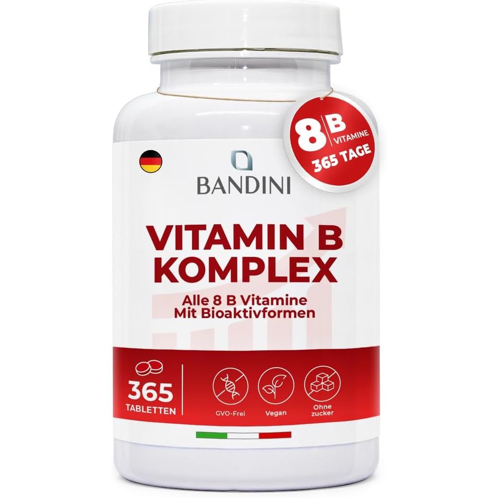 เบนไดนี่ ®   เม็ดผสมวิตามินบีสูง 365 เม็ด เหมาะสําหรับ 12 เดือน เอา บรรจุทั้งหมด 8 ประเภท B Family ว