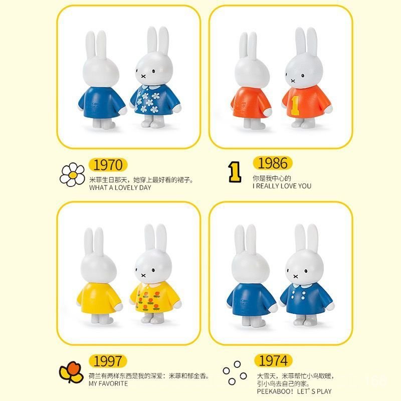 ตกแต่งบ้านสํานักงาน miffy ตกแต่งบ้านเค้กของขวัญวันเกิดตุ๊กตา Fei Bulk miffy Bunny Girl