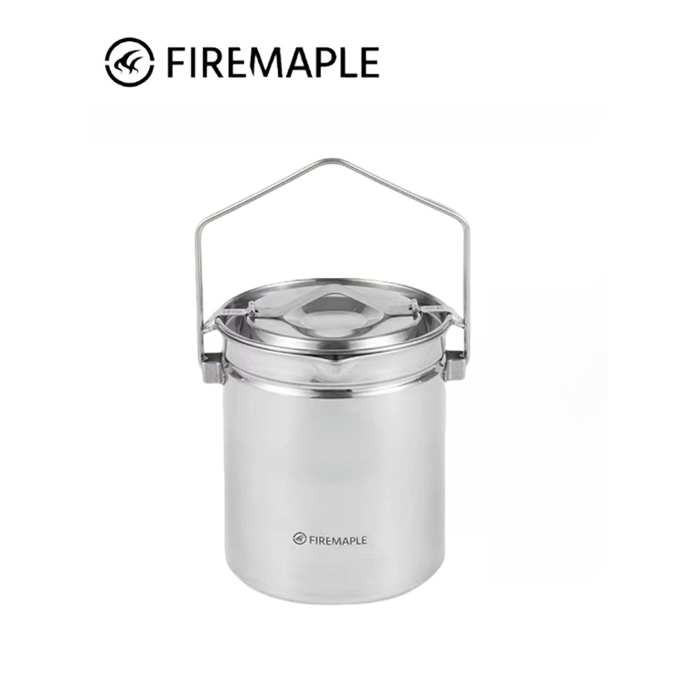 F Fire Maple Wild Multi-Function แขวนหม้อ Steamer 1.2L กลางแจ้ง BC Camping หม้อนึ่งสตูว์ต้ม Campfire