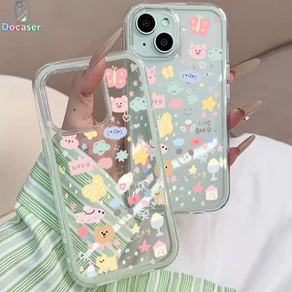 เคสไอโฟน สำหรับ iPhone 17 16 15 Pro Max 11 12 13 14 6 6P 7 8Plus X XR XS Max สัตว์ตัวน้อยหลากสี สำหรับ TPU นุ่ม 2-in-1