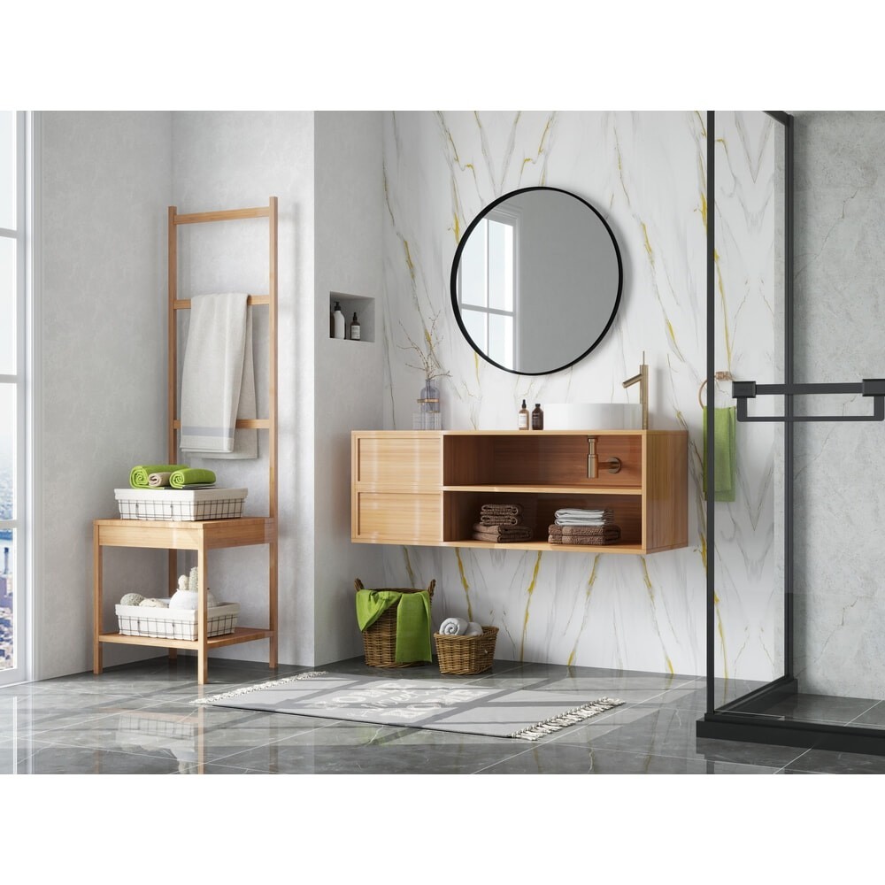 Changdee eco GREAT WOOD บอร์ด SPC ลายหินอ่อนเคลือบ UV รุ่นJF122025-UV-LJ80007T Size122x244x0.25cm. ล