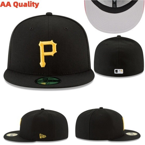 Pittsburgh Pirates Cap Fit Hat Flat Brim Cap Baseball Cap Sun Hat ZEZL