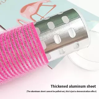 L&Z 4size Hair Rollers Hair Curlers Lazy Curler Hair Roller พร้อมแผ่นอลูมิเนียม