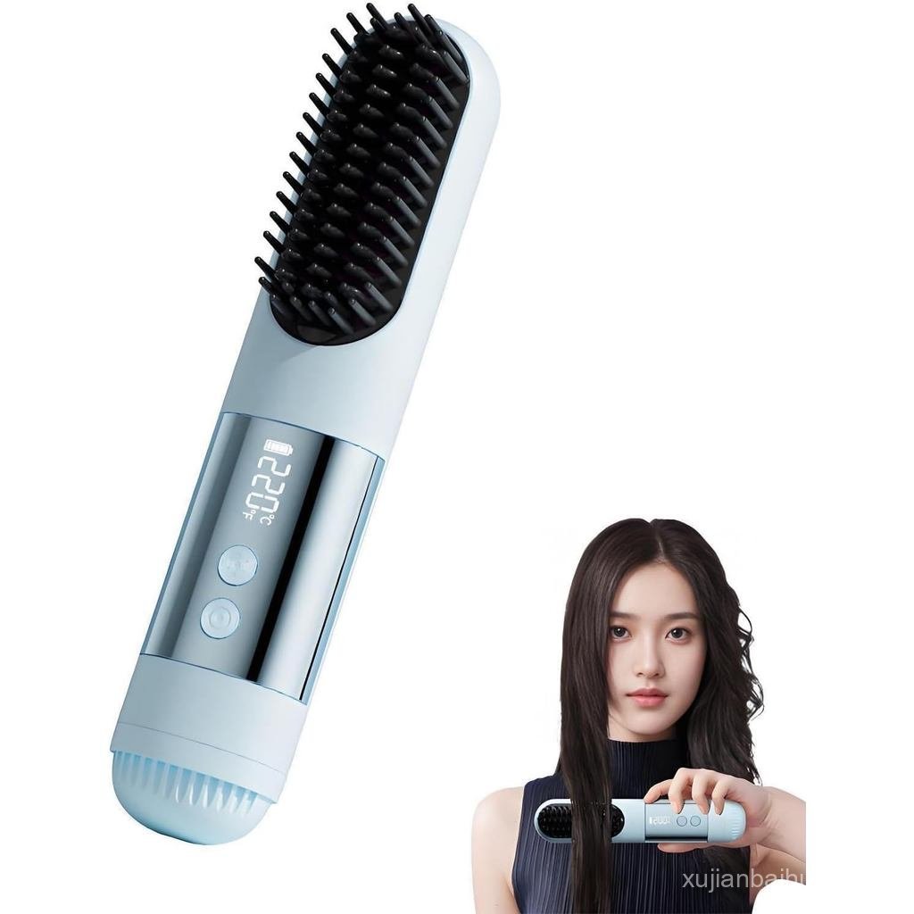2026 อัพเกรด Go Brush Pro สําหรับผมสั้น 3 การตั้งค่าความร้อนสําหรับทุกสภาพผม 30s Fast Heat Ionic & C