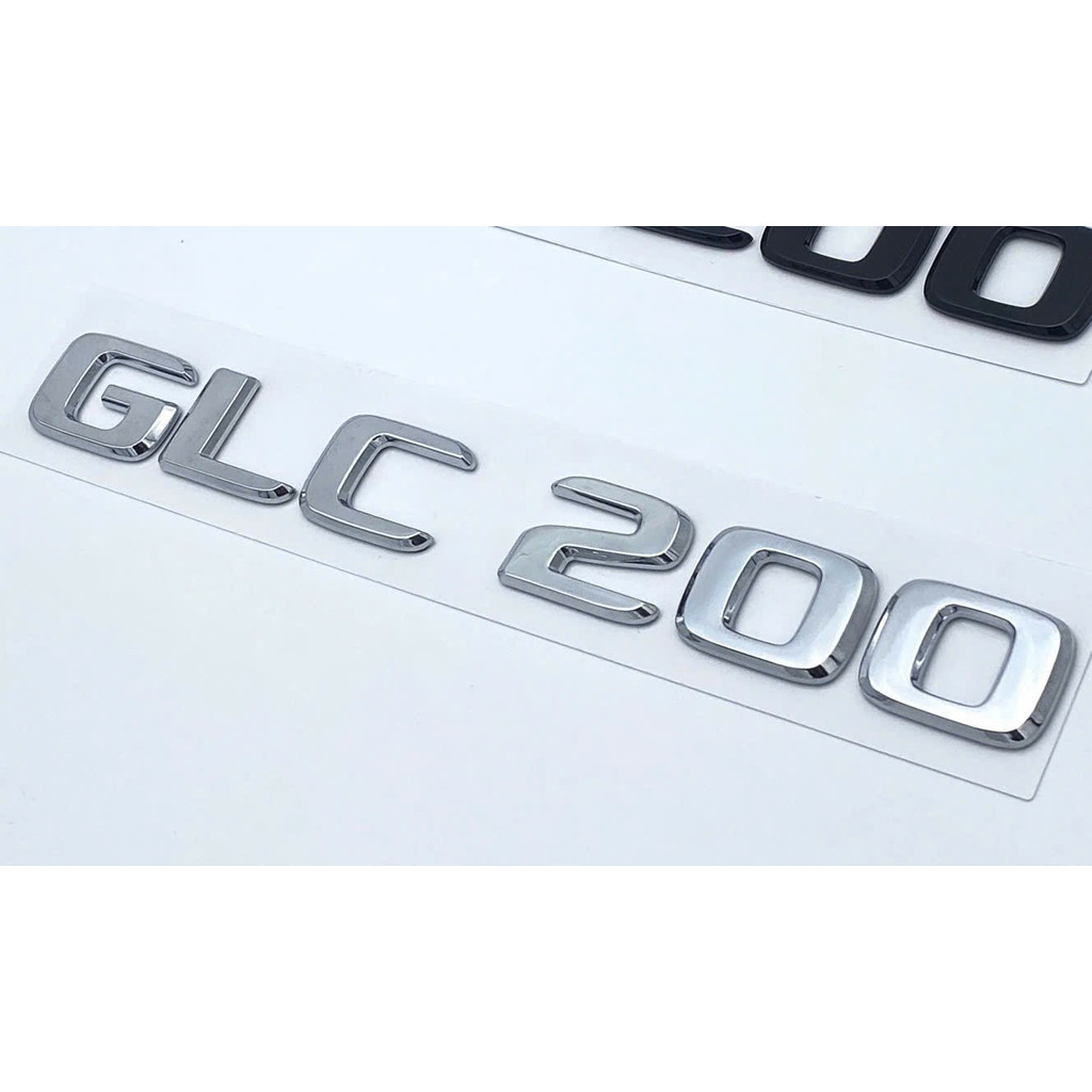 Mercedes-Benz Tail Label c260l e300l e260l a200lAMG glc260l ด้านหลังป้ายคํารถตกแต่งการปรับเปลี่ยน
