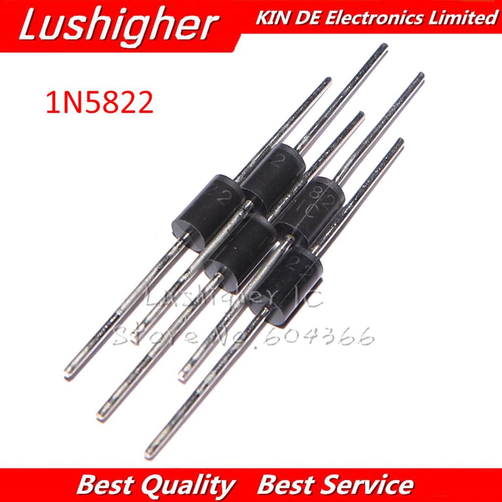 50PCS 1N5822 DO-27 IN5822 Schottky Diode 3A 40V DIP