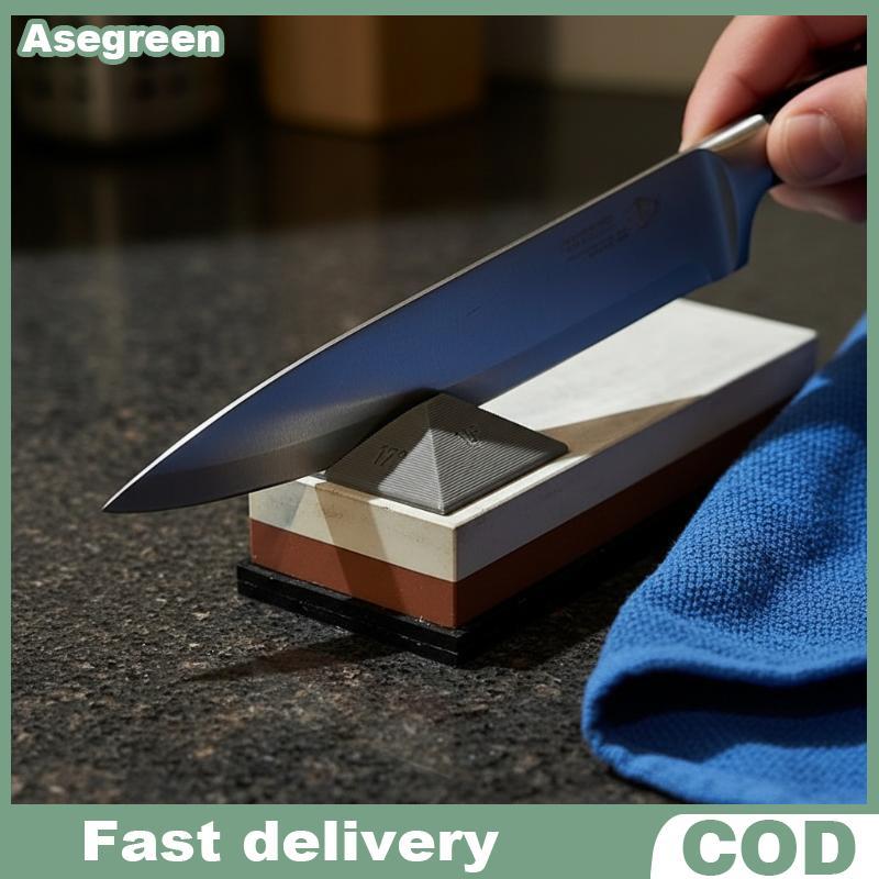 [Asegreen] Sharpening Stone Guide Rail Multi-Angle 7-Zone Adjustable Non-Slip Grinding Aid for Home 
