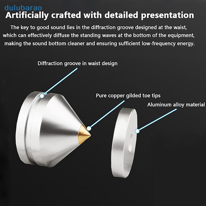 [DUL] Speaker Spike Stand Feet Audio Repair Parts Set - 60-100 พินและแผ่น AO