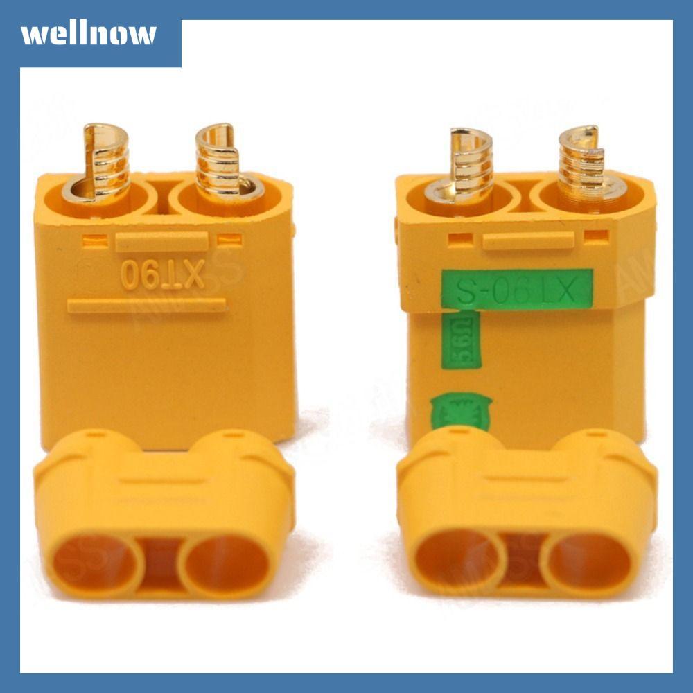 WELLNOW 1 คู่ XT90S Connector 1 คู่ชายหญิง Bullet XT90 Connector