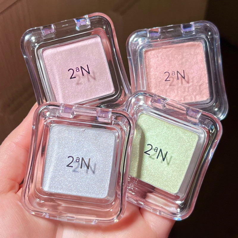 2aN Spring Garden Highlight Brightening Monochrome Eye Shadow Highlight โปร่งใส Pearlescent Shimmer 