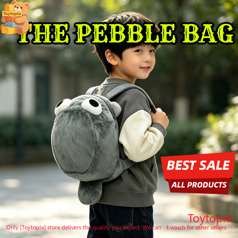 PEBBLE Plush BAG นุ่มน่ารัก Dandys World กระเป๋าเป้สะพายหลังตุ๊กตาของเล่นสําหรับเด็กหญิงชาย Perfect 