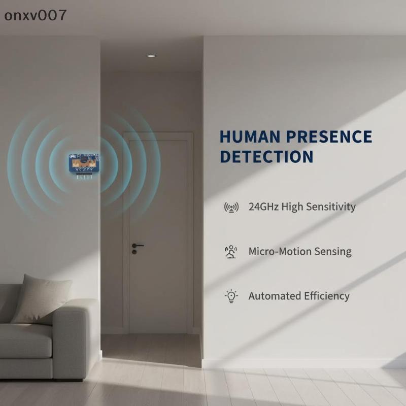 [onxv007] LD2410C 24GHz Sensor Module Human Presence Radar Sensor Module FMCW LD2410 มิลลิเมตร Wave 