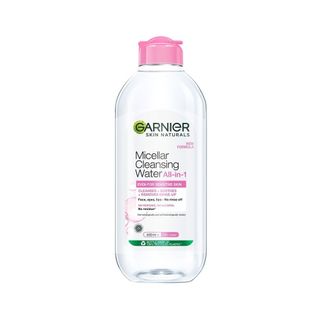 [สินค้าส่งด่วน] การ์นิเย่ไมเซล่าคลีนซิ่งวอเตอร์ชมพู400 GARNIER MICELLAR CLEANSINGWATER PINK 400