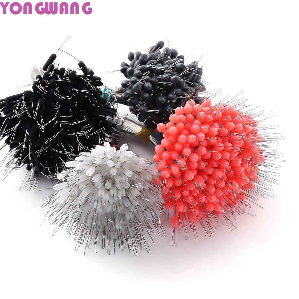 YONGWANG66HR Space Bean อุปกรณ์ตกปลา 300 ชิ้น/แพ็คยาง Stopper Fishing Line Resistance Fishing Connec