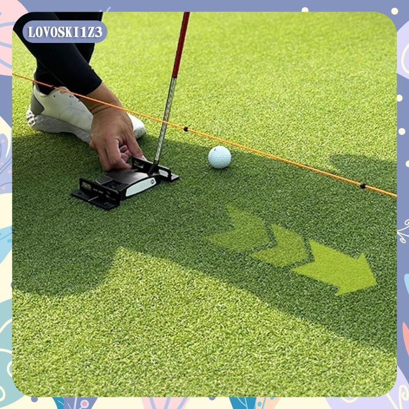 [lovoski1z3] Golf Putting String Line Guide Precision Trainer Golf Practice Aid สําหรับผู้เริ่มต้นแล