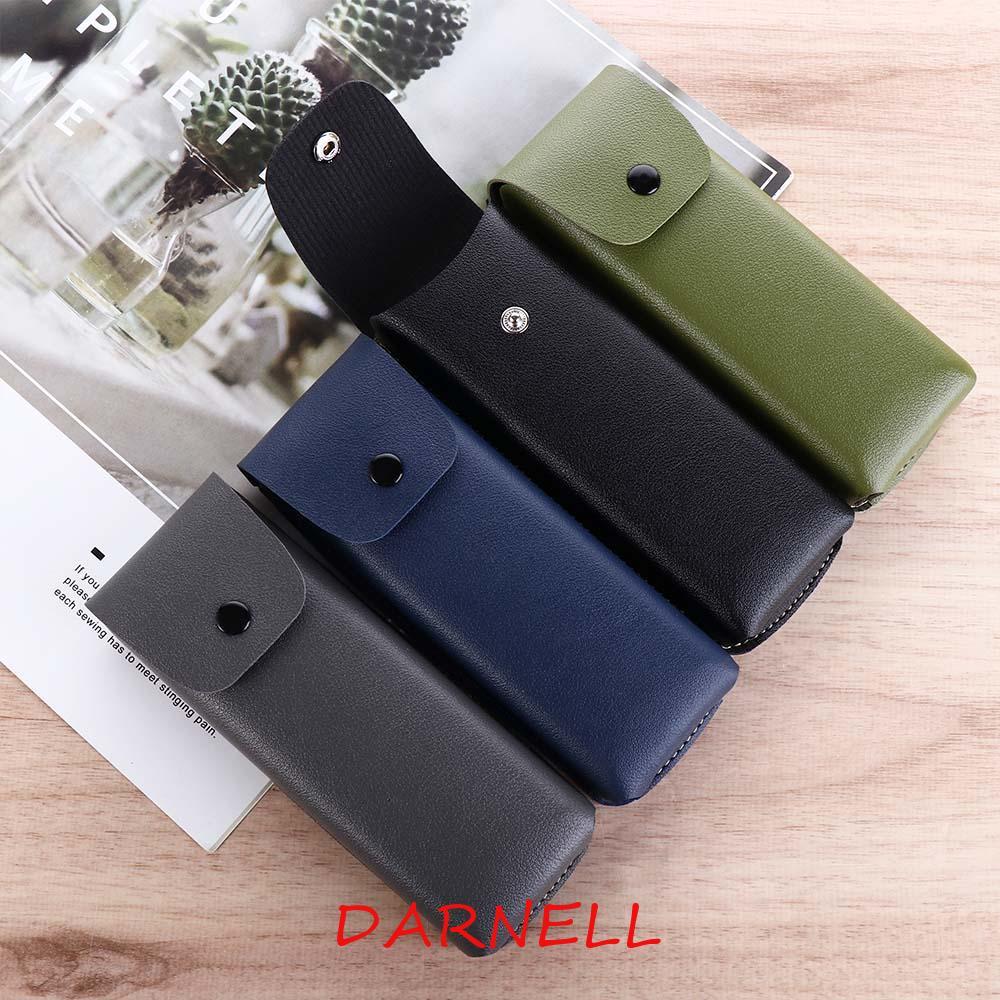 DARNEL Waistpack กล่องแว่นตา PU หนัง ป้องกันแว่นตา สําหรับผู้หญิงและผู้ชาย
