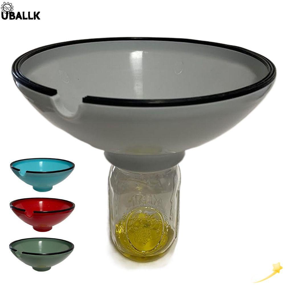 UBALLK Grease Drainer, Spill Function Dual Kitchen Oil Filter, ทนทานอัจฉริยะกรองคลิปบนการออกแบบสุขภา