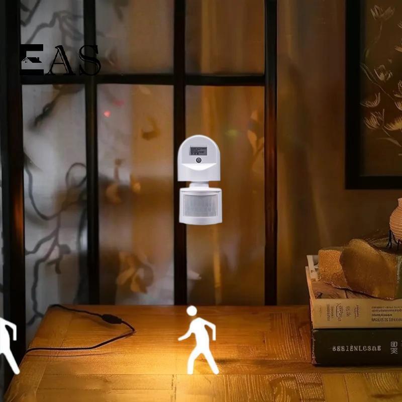 [EA] PIR เซ็นเซอร์อินฟราเรด AC 110V 220V Human Motion Sensor สวิตช์ออปติคอลการตรวจจับระยะทาง Optical