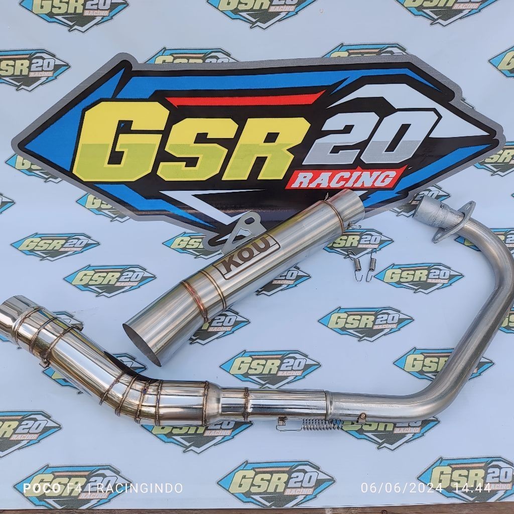 ท่อผ่าเปิด Kou Mahamachai สําหรับ Tmx125/155 Skygo Raider 150carb/fi Viperman Rs150 Rusi 150