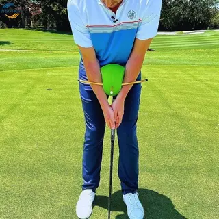 TAR Golf Swing Training Aid Adjustable Bule Posture Corrector เครื่องมือสําหรับ Consistent Swings ที่บ้านหรือกลางแจ้ง N