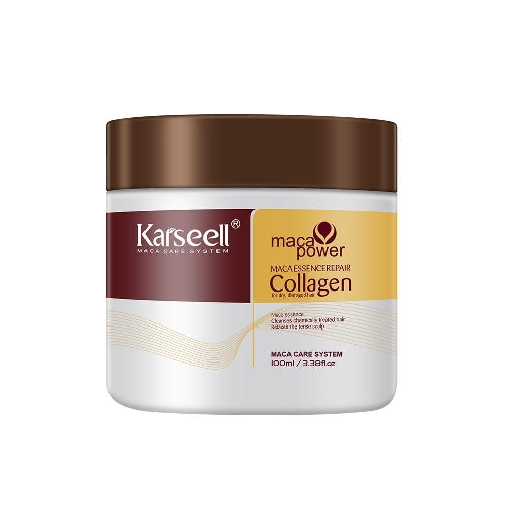 Karseell 3.38 ออนซ์ของเหลว 100ml ผลิตภัณฑ์ดูแลเส้นผมคอลลาเจน Deep Repair Conditioner Argan Oil Colla
