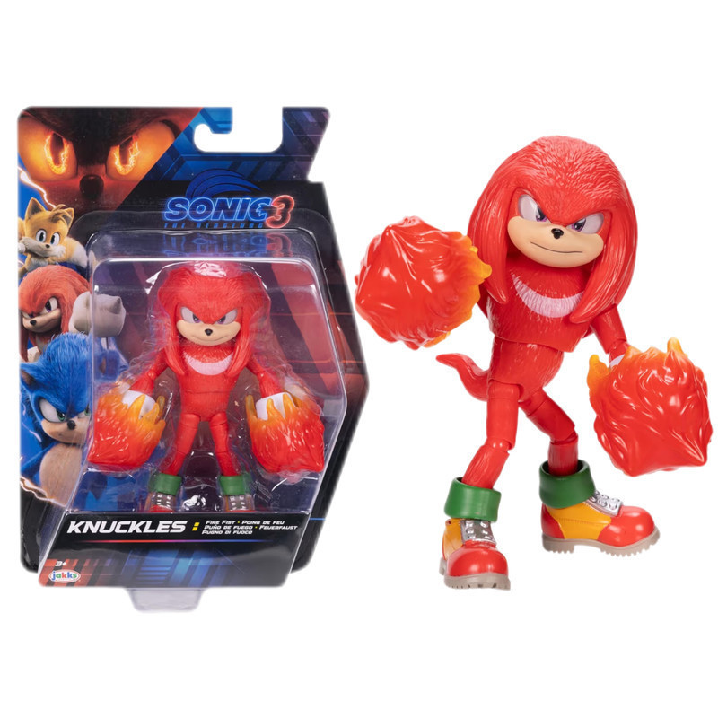 JAKKS Hedgehog Sonic Figure Red Nakrus Action Figure ของเล่นของขวัญ Knuckles