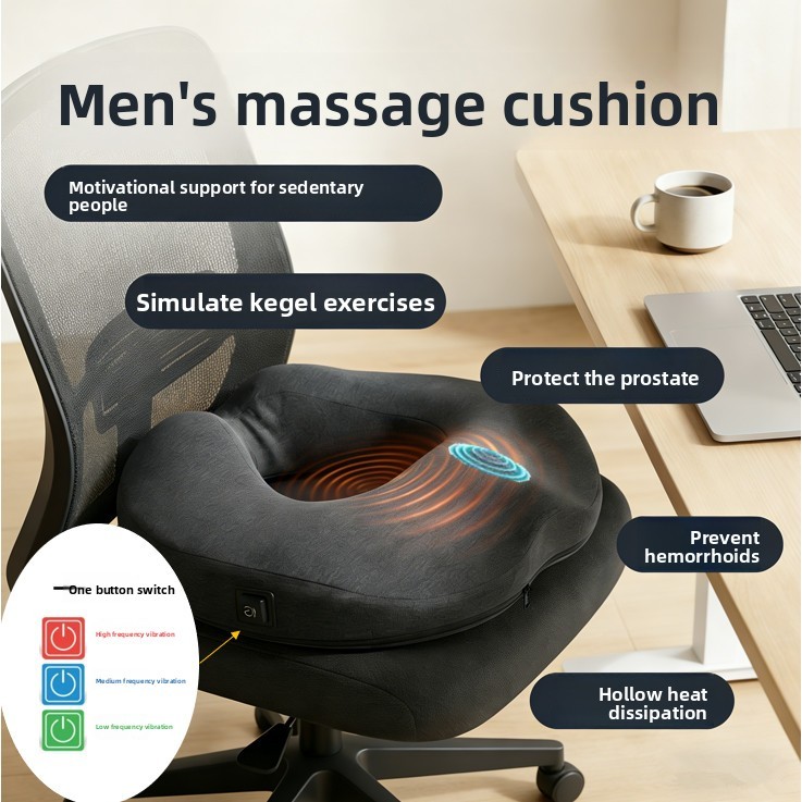 USB เบาะนวดไฟฟ้าสําหรับผู้ชาย Prostate Care Kegel การออกกําลังกาย Hollow Design Breathable Antiริดสีดวงทวาร PC กล้ามเนื้อ Strengthener