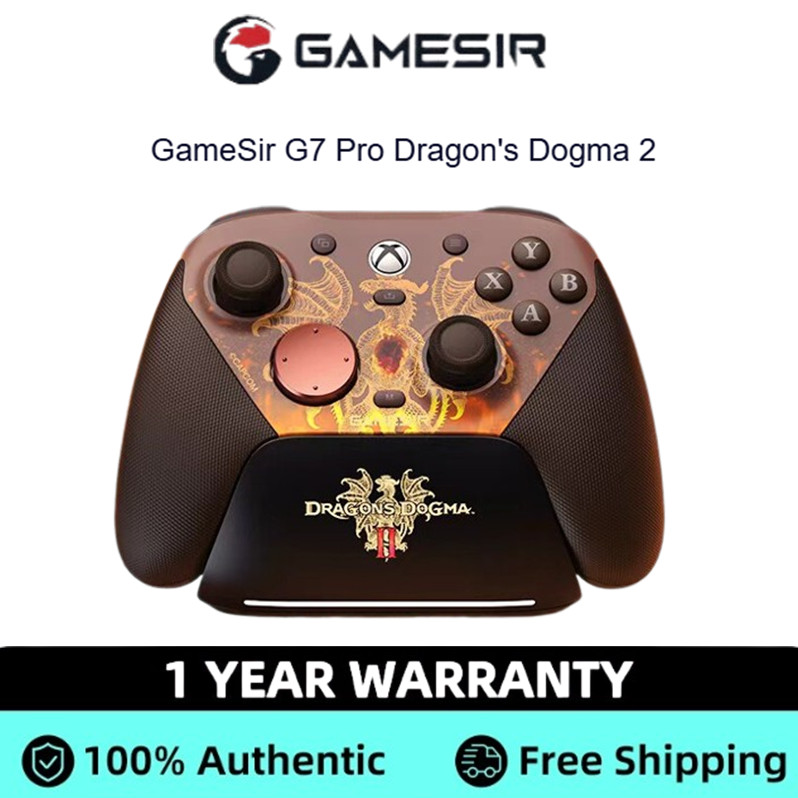 GameSir G7 Pro Dragons Dogma 2. ตัวควบคุม Esports สําหรับพีซี, Android, iOS, Switch (ไม่เข้ากันได้กั