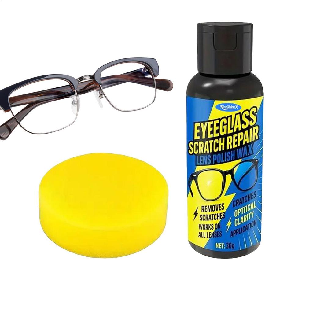 Sunglass Scratch Remover ทําความสะอาดภาษาโปลิชคําทําความสะอาดเลนส์แว่นตา Scratch Remover Kit สําหรับ