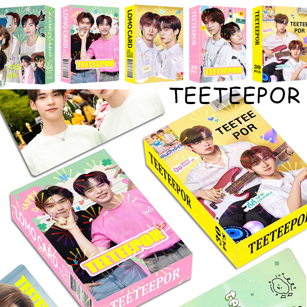 TEETEEEPOR 96PCS การ์ด Lomo ชุดสติกเกอร์ Kpop Idol Photo การ์ดสําหรับแฟนๆคอลเลกชัน