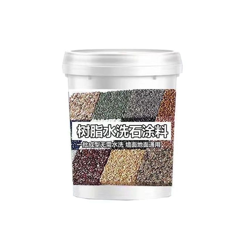 No-rinse resin pebble wash waterproof coating for wall terrazzo floor stone surface