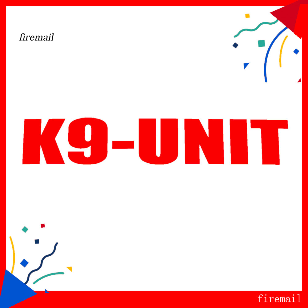 [FM] K9-Unit Car-Styling Vehicle Body Window สติ๊กเกอร์สะท้อนแสงตกแต่ง