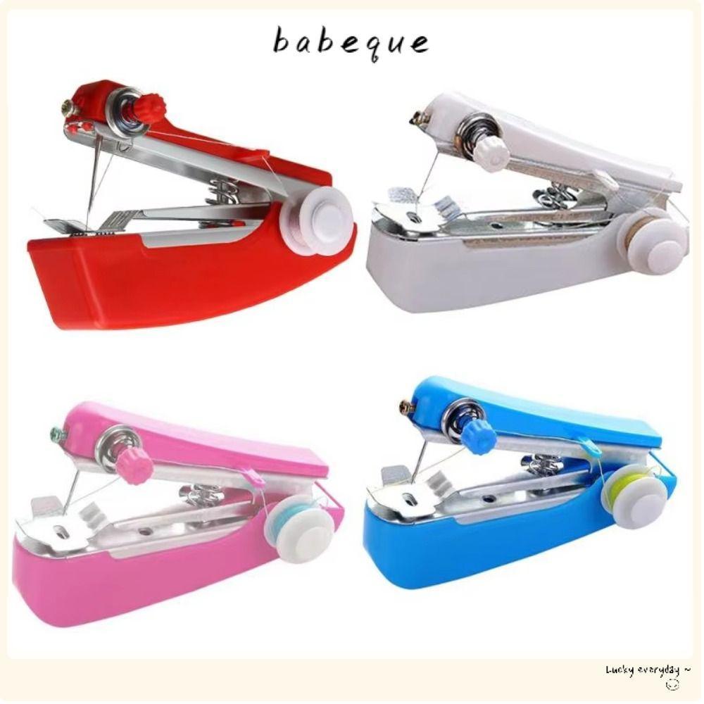 ตัดเย็บแบบพกพา BABEQUE|จักรเย็บผ้ามือถือกระเป๋าในครัวเรือน|เดินทางแบบพกพาเย็บผ้าด้วยตนเองกลางแจ้ง|สําหรับกิจกรรมกลางแจ้ง
