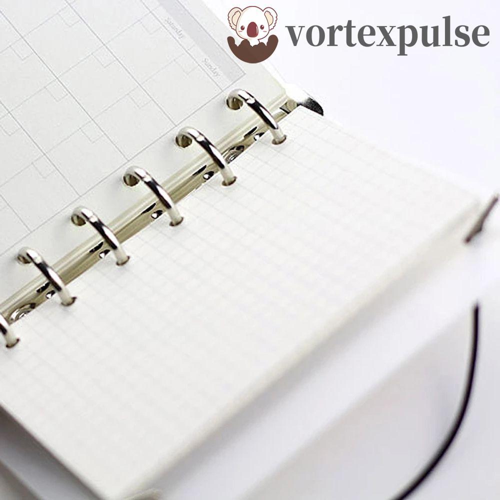 VORTEXPULSE Notebook Refill To do List Dot นักเรียนรายเดือน 45 แผ่น Line Stationery Binder ภายในหน้า