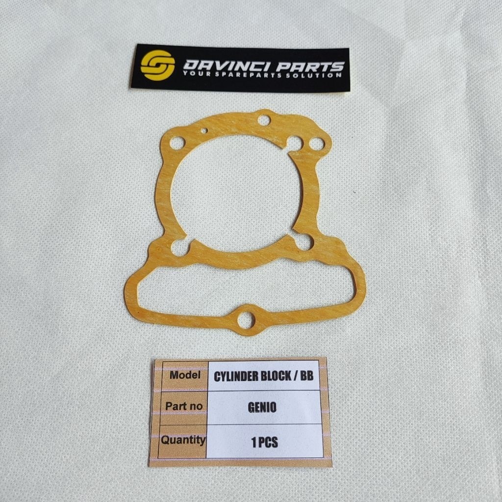 HONDA GENIO KOJ BEAT K1A SCOOPY K2F BOTTOM BLOCK GASKET 12191-K0J-N01