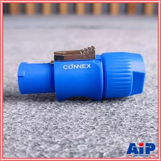 1ตัว เพาเวอร์ครอน CONNEX PM-03 POWER CON สีฟ้า ACตัวผู้ ปลั๊กไฟตัวผู้ ปลั๊กตัวผู้ AC POWER PLUG A-type (power in) cab...