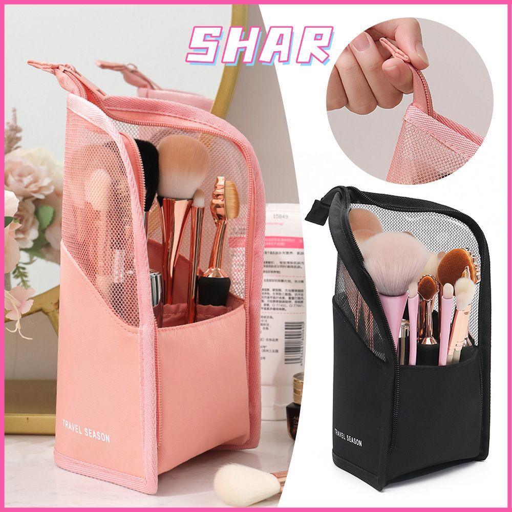 SHAR Stand ที่วางกระเป๋าเครื่องสําอางกระเป๋าเก็บซิปกระเป๋าใส่อุปกรณ์อาบน้ํา