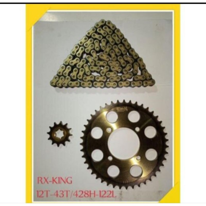 ชุดเกียร์ Gear Package Gold Chain Gold Rx-King คุณภาพดีที่สุด