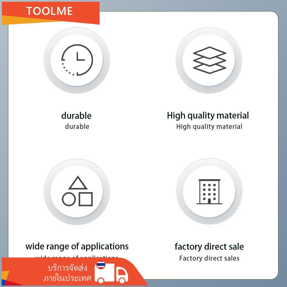 Toolme-TH WOTAO 3/8 10 มม. เครื่องกลึงแบบถอดเปลี่ยนได้ เครื่องมือ 21 ชิ้นชุด - 7 ชิ้นโลหะเครื่องมือช