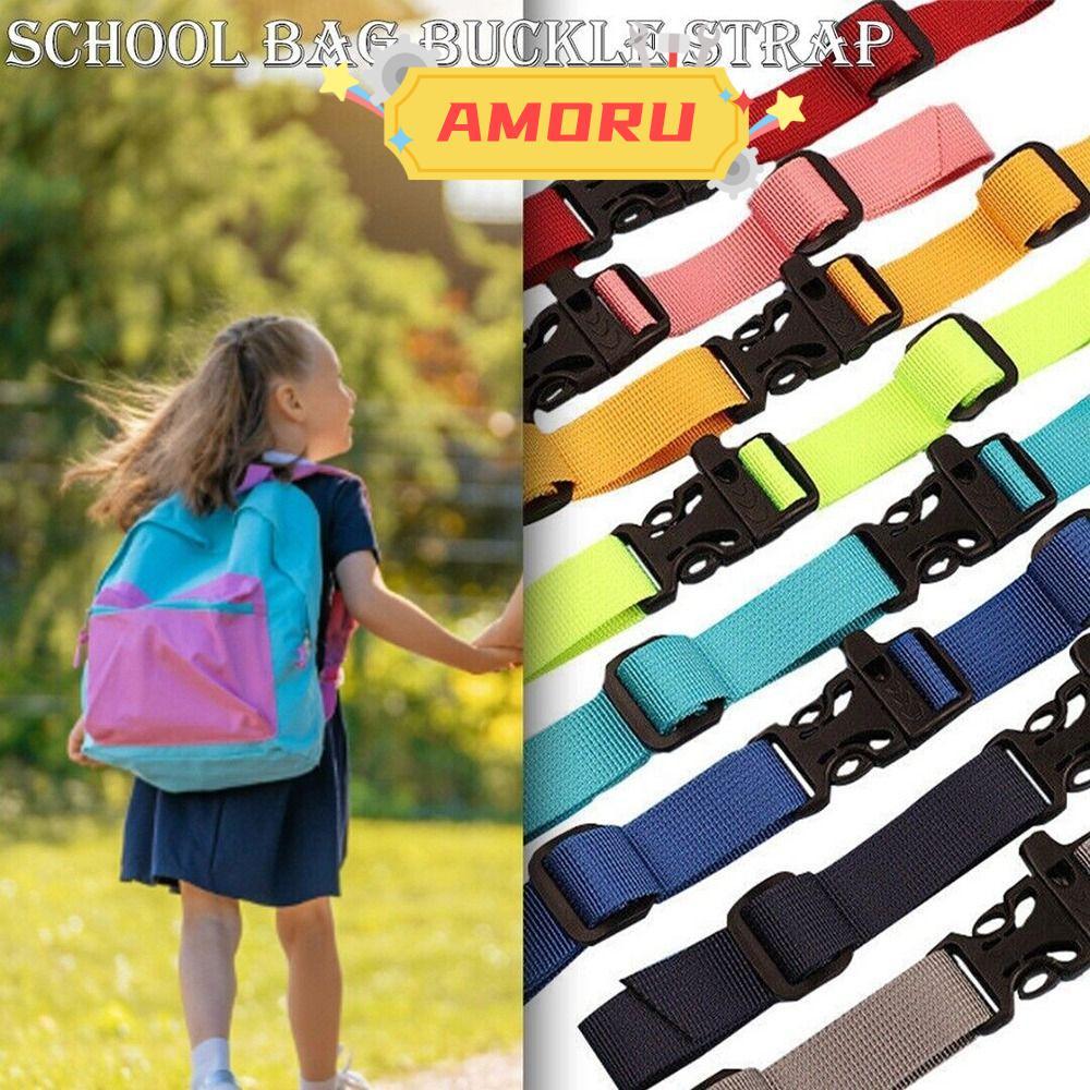 AMOR12U7 กระเป๋าเป้สะพายหลัง Sternum Strap, Dual Release Buckle Bag Parts Accessories Rucksack Chest