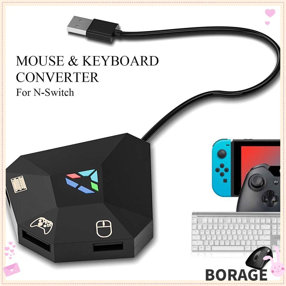 BORAG ตัวแปลงเมาส์สําหรับ PS4/PS3 สําหรับสวิตช์การเชื่อมต่อ USB สากลสําหรับสวิตช์