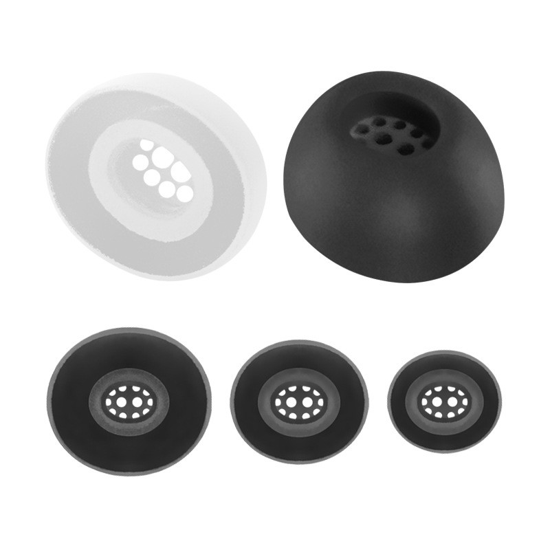 3 คู่, จุกหูฟังซิลิโคนทดแทนสําหรับ Nothing CMF Buds Pro 2 / Ear 3 / Buds 2A / Buds 2 Plus, เคล็ดลับหูฟังยางนุ่มพร้อมตาข่ายกันฝุ่น, Fit in case
