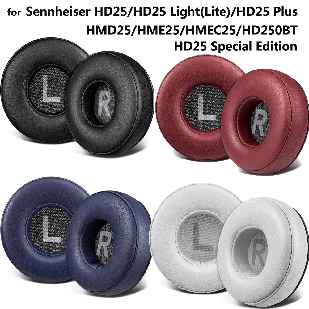 แผ่นรองหูฟังสําหรับ Sennheiser HD25 Plus/HD25 SE/HD25/HD25 Light(Lite)/HMD25/HME25/HMEC25/HD250BT หู