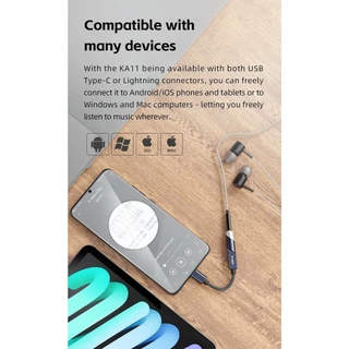 FiiO JadeAudio KA11 ตัวถอดรหัสและขยายสัญญาณเสียง ชิป DAC CS43131