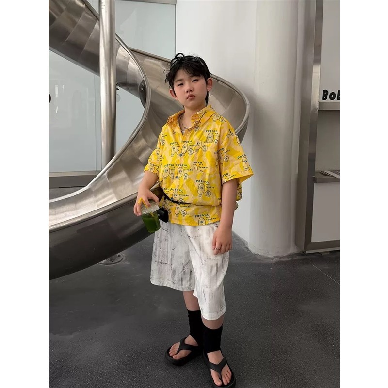 เสื้อสีเหลือง POTATO - สําหรับเด็ก