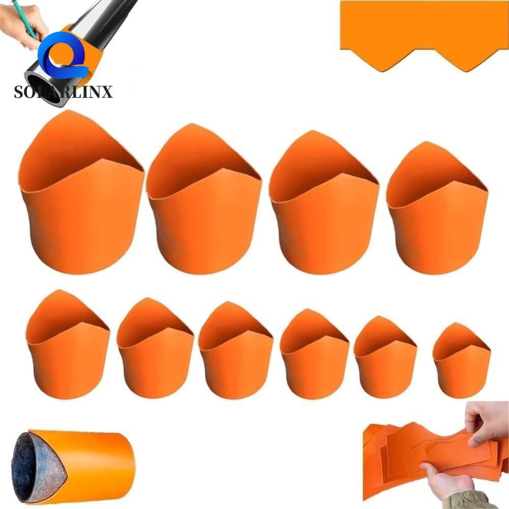 SOLARLINX 10 ชิ้น/เซ็ตเชื่อมการติดตั้งคู่มือ,วัสดุฉนวนแม่นยําบัดกรี Locator, DIY ก่อสร้างแม่แบบท่อข้อต่อท่ออานแม่แบบตัดคู่มือ