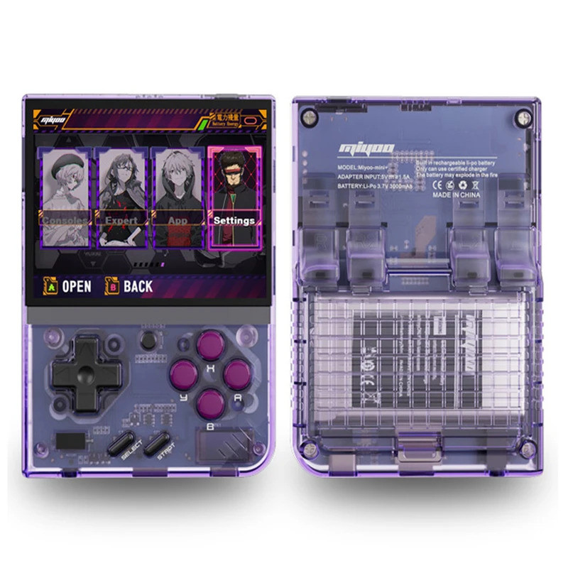 MIYOO Mini Plus เกมคอนโซล 3.5 นิ้วหน้าจอ IPS Retro Gaming คอนโซล 3000mAh เกมคอนโซลเครื่องเล่นวิดีโอส