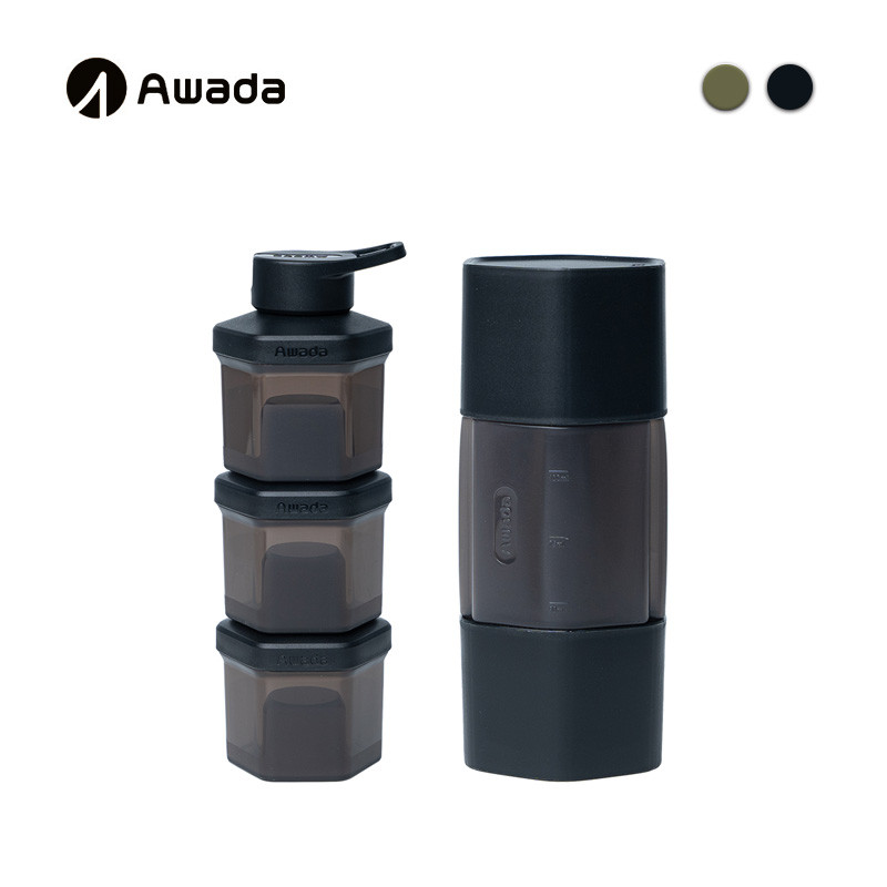 Awada Outdoor Camping เครื่องปรุงรสกลางแจ้ง Sub-bottling บาร์บีคิวปิคนิคขวดปรุงรสปิดผนึกแบบพกพาเครื่