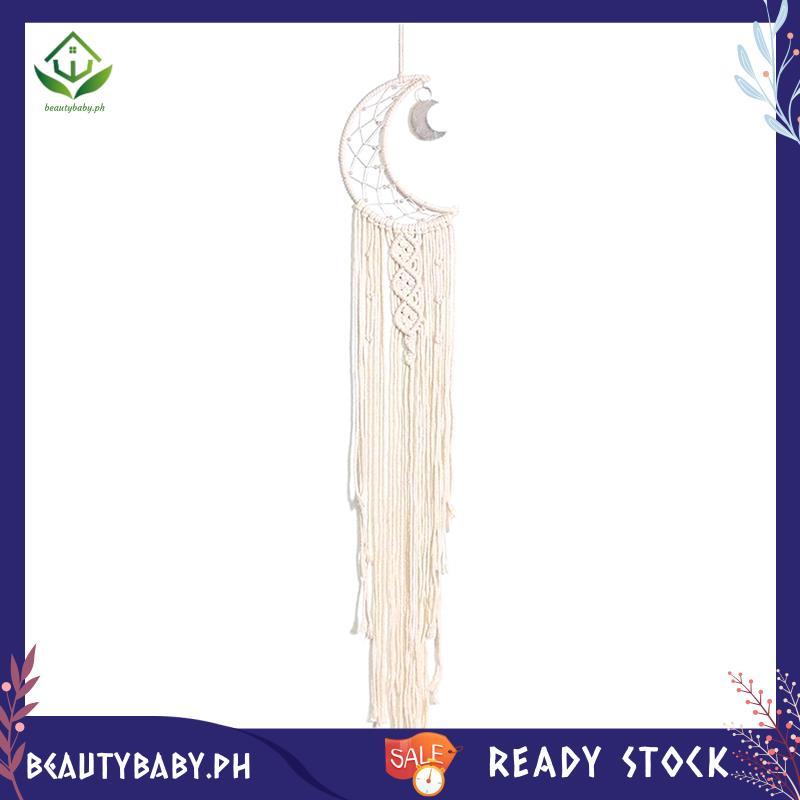 [beautybaby.ph] Dream Catcher, Moon Dream Catcher พร้อมไฟ - ตกแต่งผนังห้องนอน, Dream Catcher ตกแต่งห