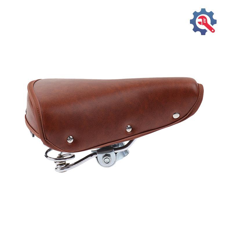 [GEX] Vintage Retro Bike Cycle PU Leather Saddle Seat Springfortable Seat [TH]